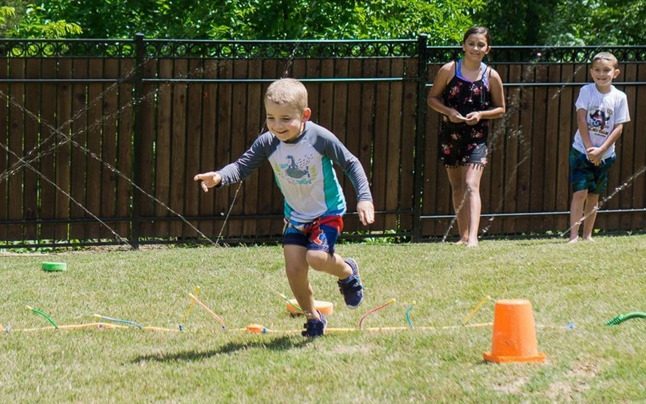 11. Sprinkler Sharks And Minnows