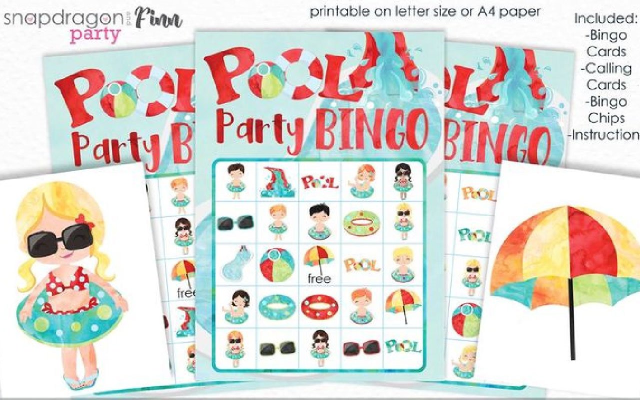 7. Pool Party Bingo